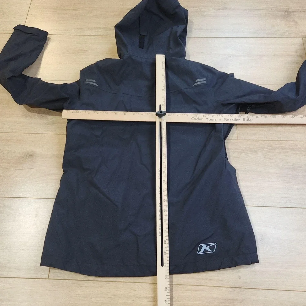 Klim Eclipse Jacket Womens Medium Black Gore-Tex Hooded Waterproof Moto Riding